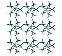 Generic 100pcs Reusable Plastic Orchid Clamp for Tomato and Plant Stems Compact Design and Easy Installation, for Gardening and Home Balconies Support