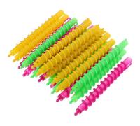 Generic 100Pcs Spiral Hair Curlers Perm Rods Kit with ABS Material for Salon and Home Use Rod Hair Roller Curler Household Salon Set for Creating Loose Curl Home Perm Styles