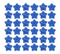 Generic 100pcs Star-shaped Rubber Brooch Clutch Pin Backs for Lapel Pins Tie Tacks Badge Insignia Secure Clasp Replacement for Uniforms and Jewelry Making