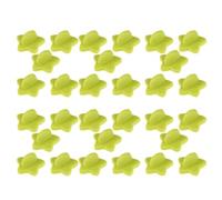 Generic 100pcs Star-shaped Rubber Brooch Pin Backs in Grass Green for DIY Jewelry Making, Brooch Keepers and Badge Backing Accessories for Craft and Hat Pins