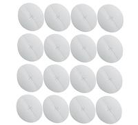 Generic 100pcs Straight Horn Gasket Drip Protector Candlestick Inserts Church Drip Candle Dust Covers Disc Beeswax Candle Protectors Menorah Tin Foil Silver