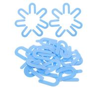 Generic 100pcs U-Shaped Tile Leveling System Shims 1/16 Inch Plastic Horseshoe Floor Spacers for Tile Floor Installation Tools