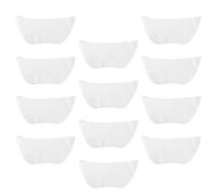 Generic 100pcs White Silk Neck Mask Sheets Hydrating Paper Skin Care Mask for Spa and DIY Facial Treatments