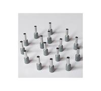 Generic 100PCS Wire Insert 16mm²A.W.G#5 Insulated Ferrules Cable Lug Electrical Cord End Connector Cold Crimping Terminal(Grey)