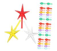 Generic 103 Pcs Christmas Tree Lighting Christmas Tree Decorations Bulbs Centerpieces Xmas Ornaments Xmas s Light up Star Topper Stars Ceramic Lights Plastic