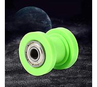 Generic 10mm Durable Dirtbike Chain Roller Tensioner Guide Pulley Wheel for Pit Dirt Fit for Mini Bike Moto, Suitable for Gas Petrol Motorized Conversions Kits, Red (Green)