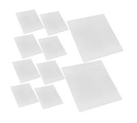 Generic 10pcs 3D Printing Copy Board 3D Pen DIY Mat 3D Pen Drawing Accessories Clear Template Plastic Graffiti Stencils 3D Pen Art Mat 3D Pen Sketch Mat 3D Pen Art Supplies Transparent PVC
