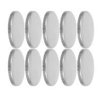 Generic 10pcs 40mm Round Rod Metal Guardrail Caps, Fence Post End Caps for Balcony Railing, Deck Railings, Staircase Decorative Handrail Covers