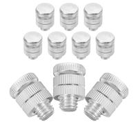 Generic 10pcs Aluminium Alloy Split Bolt Connectors Electric Fence Wire Splice Clamps for Fencing Mounting and Electrical Fence Line Connection