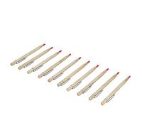 Generic 10Pcs Aluminum Etching Pens with Tungsten Carbide Tips for Precise Marking on Glass Ceramics Metals, Durable and Anti-Slip Design (Gold)