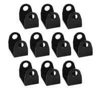 Generic 10pcs Aluminum Motorcycle Spotlight Mount Brackets with Multi-Angle Adjustment Holes and Quick Installation for Night Riding and Mountain Crossing