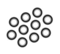 Generic 10pcs Ball Bearings 6004-2RS1 Deep Groove Rubber Sealed for Small Rod Projects Long Life Steel 20x42x12mm
