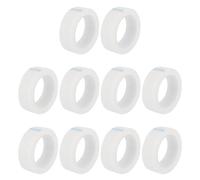 Generic 10pcs Breathable Eyelash Extension Tapes White Non-woven Lash Tool with Moderate Adhesive for Comfortable Lash Grafting and Skin Protection