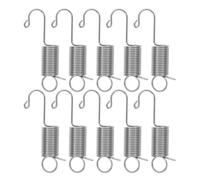 Generic 10pcs Cabin Hook 200mm Small Extension Spring Mechanical with Hook Stainless Steel Extension Springs for Secure Installation and Home Repairs and Display Stands