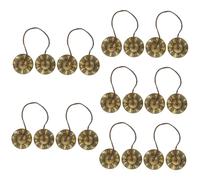 Generic 10pcs Copper Cymbals Bell for Meditation Copper Tingsha Instrument Religious Percussion for Yoga and Mindfulness Practice Compact and Lightweight Sound Therapy Bell