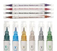 Generic 10pcs Double-ended Nail Art Pens Plastic with Dotting and Drawing Line Features for Manicure Painting on Acrylic Nails in Nail Beauty Salon