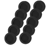 Generic 10pcs Double Layer Rubber Stopper Replacement for Piggy Bank Bottom Caps 25mm Inner Diameter Saving Box Plug Stoppers for Money Box Tin