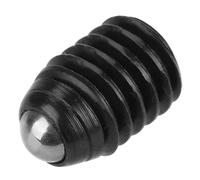 Generic 10pcs Durable Carbon Steel Ball Spring Plungers Set for Mechanical Devices and Clamps, M6 Screw Thread Hex Socket Plunger Kit for DIY Projects (M6*8(10PCS))