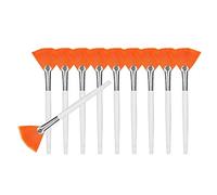 Generic 10pcs Facial Mask Brushes Soft Applicator Brushes for Makeup and DIY Facial Treatment At Home, Fiber Wool