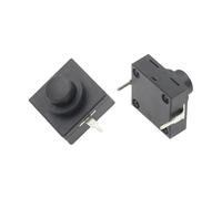 Generic 10PCS Flashlight Button Switch 1A 30V CB-1212-112D 2Pin Ultra-Thin Middle Of The Feet 12X12X9.4MM