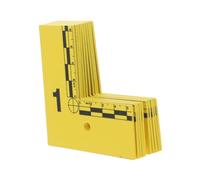 Generic 10pcs Forensic Evidence Marker Numbers with Built Scale Ruler Numbered Identification Cards for Crime Scene Investigation Waterproof Portable Set