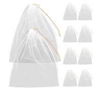 Generic 10pcs Honey Strainer Nylon Mesh Bag Mesh 120 Grit Food Grade Nylon Lightweight Easy to Clean Easy Honey Extraction Suitable for Wine Filtration Use and General Food