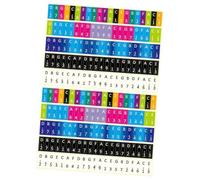 Generic 10pcs Kalimba Learning Stickers Scale Labels for Beginners Easy Installation and Removable Piano Accessories Great for Music Practice and Chord Progressions