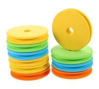 Generic 10pcs Large 3.95 Inch Eva Foam Fishing Winding Plate High Capacity for Storage and Separation of Different Diameter Braid Fishing Lines Line Spool Holder for Random Color