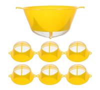 Generic 10pcs Medium Plastic Paint Strainer Mesh Filter for Water Based and Oil Paints Reusable Funnel Net for Filtering and Food Residue Removal