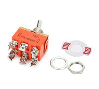 Generic 10PCS Mini Toggle Switch ON-ON 2-Position Durable 6 Pin Switch for AC 15A Power Control Circuit