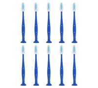 Generic 10pcs Mini Toothbrush Suction Cup Toothbrush Antiselfharm Design Standup Handle Soft Bristles Pp Nylon Material for Prisons and Detention Centers Suitable for Patients and Inmates