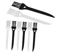 Generic 10pcs Nonabrasive Brushes for Grooves Crevices and Hair Clippers Portable Multi Purpose Cleaning Tools for Home and Travel