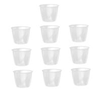 Generic 10pcs Plastic Rice Measuring Cups 160ml with Precise Graduated Scale for Rice Cooker and Kitchen Portion Control