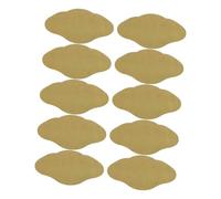 Generic 10pcs Portable Household Empty Navel Patches for Small Belly Support, Green 15x20cm, Obesity Group Supply for Weight Loss and Tummy Care