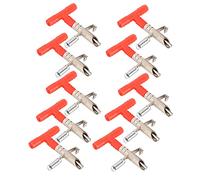 Generic 10PCS Rabbit Nipple Drinkers, Alloy Cast Hook Nozzle Drinkers, Hanging Spring Design with Duck Bill & Watertight Design, Ideal for Poultry Clean Drinking No Leakage