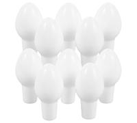 Generic 10pcs Reusable Silicone Nasal Irrigator Replacement Tips for Adults, Soft Plastic Nozzle Heads to Prevent Nasal Discomfort, Suitable for Allergy Seasons and Home Nose