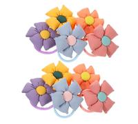 Generic 10pcs Rubber Band Hair Tie Girl Hair Combs for Women Hair Ties for Women Hair Accessories for Women Hairpin Mini Hair Elastics Curly Clear Hair Elastics for Women Fabric