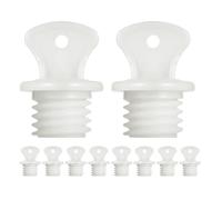 Generic 10pcs Rubber Hot Water Bottle Lid Plugs Inner Diameter Leakproof Sealing Stoppers for Warm Water Bags Replacement Caps for Home and Travel