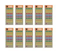 Generic 10Pcs Scope Turret Stickers for Long Range Fit Most Scope Caps