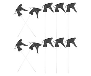 Generic 10pcs Spray Nozzle Water Nozzle Gardening Home Black Plastic Pp Portable Simple Operation Fashion Replacement Bottle Accessories