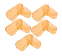 Generic 10pcs Storage Box Transparent Plastic Organizer Large Capacity Case for Travel and Home Use Cute Design for Neat Storage and Safety