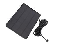 Generic 10W Black Solar Panel for Efficient Charging IP66 with Adjustable Bracket Fit for Home Security Outdoor (2pcs)