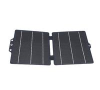 Generic 10W High Efficiency Portable Solar Panel for Outdoor Use with USB Type C Ports for Camping Hiking Travel ETFE+Monocrystalline Silicon