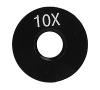 Generic 10X Clear Microscope Eyepiece for Observing Science and Education, Aluminum Alloy Optical Glass Eyepiece for Biological Microscopes, Compact and Portable for Outdoor Experiments