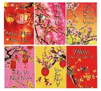 Generic 11.5cm Pack of 6 Vietnamese Lucky RED Money ENVELOPES (Y3106)