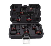 Generic 11 Piece Durable Impact Socket Adapter Set for Car Repair with Storage Box/Cover, Impact Rated Drill Socket Adapters for Home Improvement with CR V CR MO Steel