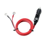 Generic 12-24V Portable Power Supply Cord Heavy Duty Cigaret Socket Adapter with 50cm Cable Wire Cigarette Lighter Adapter Power Cord Apply To Cigarette Lighter Socket