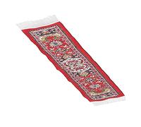 Generic 12 Dollhouse Woven Carpet, Silk Thread Miniature Rug for Doll House Decoration, with Unique Exquisite Pattern, for Enthusiasts (Admiration)