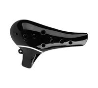 Generic 12-Hole Ocarina, Alto Flute, C Key, Musical Instrument, Original Gift, PP Material, Individual Texture, Suitable for Children, Adults, And Collectors, Black