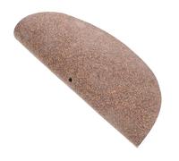 Generic 12-inch Cork Turntable Mat Anti-vibration Record Player Accessory Disc Protective Pad for Vinyl Players No Groove Design Φ297*1mm